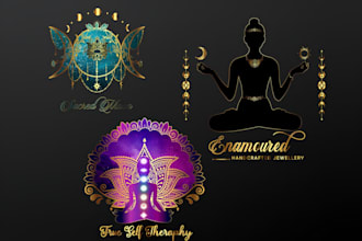 create sacred geometry or mystical or spiritual mandala logo