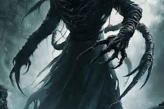 fantasy horror and fantasy horror character