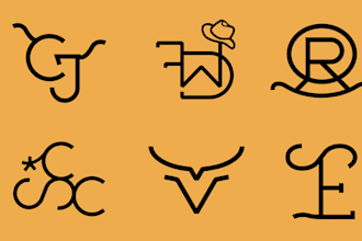 design vintage western, cattle brand logo creation