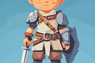 create 2d game character or 2d game character