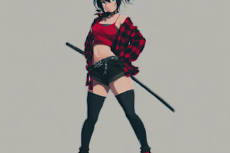 do an anime or comic character