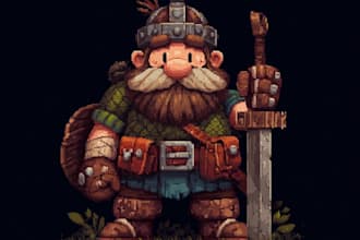 create pixel art for anything you want