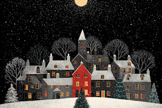 do christmas card, greeting and invitation cards design