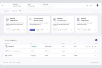 build custom api platform, microservice backend for saas web app, python fastapi