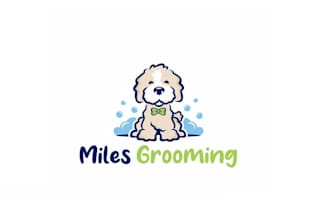 design a cute and professional dog grooming logo for your pet business