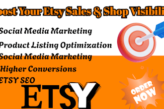 do etsy shop promotion, etsy product SEO listing to boost sales
