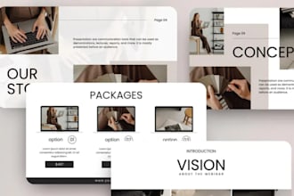 do canva webinar slides template, presentation digital workshop deck, powerpoint