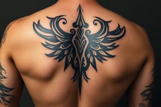 make your sleeve tattoo, tribal tattoo, realistic tattoo