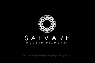 do modern incredible diamond logo design