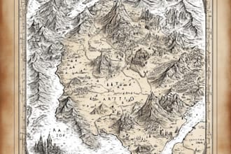 draw a professional fantasy map for you