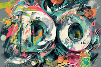 do illustration expresionism art, graffity, abstract