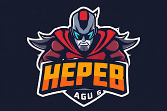 design super hero sports leagues logo
