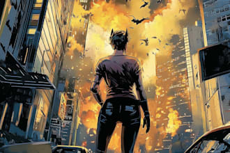 comic book illustration comic graphic novel comic strip superhero comics artist