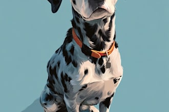 do pet portrait with disney style