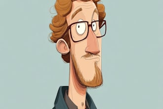 recreate your portrait photo to cartoon avatar
