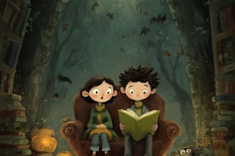 design children book illustration and children book cover