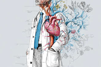 draw detailed medical illustrations