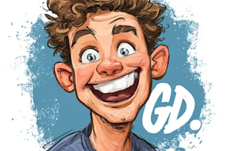 do mascot, caricature and character logo design
