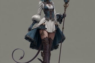 do fantasy and fantasy character design