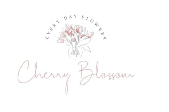 create an elegant and unique floral logo design for your brand