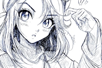 sketch you anime sketch art
