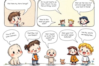 draw children comic book art