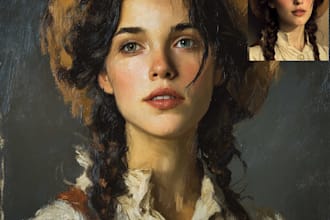 paint renaissance art oil painting portrait