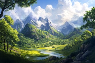 draw your fantasy landscape