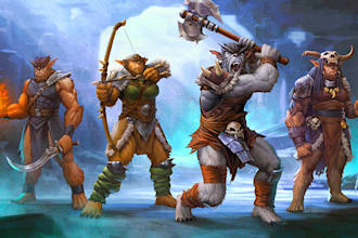 draw a dungeons and dragons character