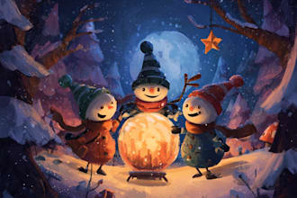 design a christmas card, greeting card, or invitation card