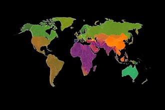 draw vector map in illustrator