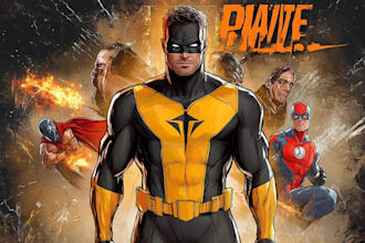 customized you in a superhero famous character
