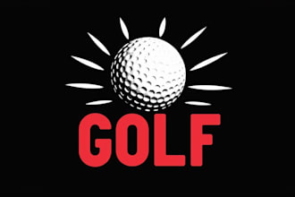 make different golf ball logo design