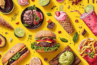 make food pop art of your food pop art