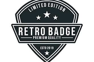 create awesome emblem, badge logo design