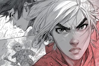 draw your comic book cover