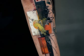 custom an abstract tattoo design
