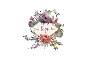 design a unique and artistic floral logo with premium quality