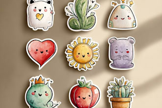 create a sticker packs custom design