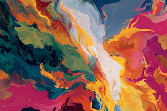 draw abstract portrait art