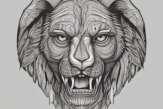 make a linocut tshirt design for brands