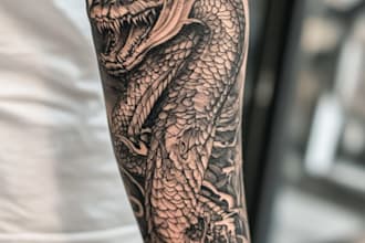 design a modern and minimalist tattoo design
