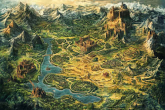 do map illustration map design fantasy map maker cartography