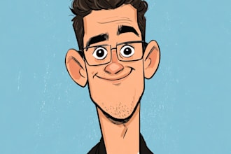 draw your portrait or charater in disney style