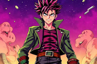 draw you in jojo famous anime character