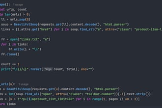 create web scraper and automation tools