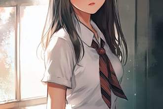 making anime, mecha, pop art ,fan art and original character