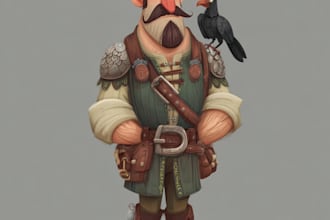 draw custom weapon for your project, character, or game