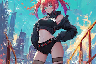 draw custom anime character illustration