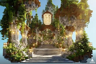 build professional minecraft hubs, lobbies, spawns or maps